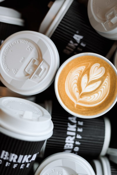 čaše latte art